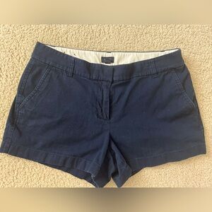 J. Crew Blue 3.5” Shorts Classic Cotton size 8